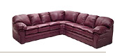 Leather Sectional from Furniture Find